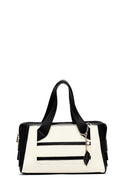 Women's Cream Long Strap Classic Handbag | Derimod