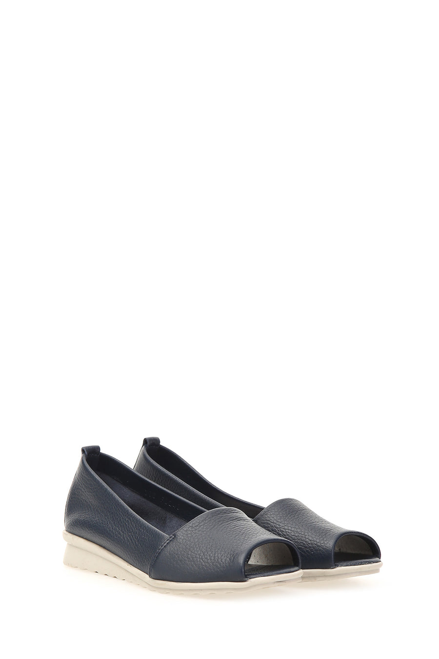 Open Toe Women's Leather Shoes