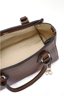 Woman Brown Long-Strap Classic Shoulder Bag | Derimod