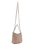 Women's Mink Long Strap Quilted Handbag | Derimod