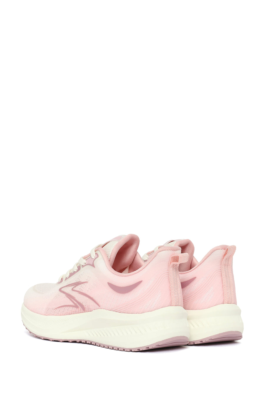 Derimod Zero Woman White Lace-Up Chunky-Soled Fabric Sneakers