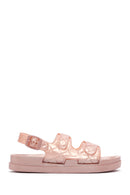 Women's Bronze Flat Sandals | Derimod