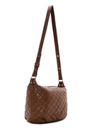 Women's Tan Quilted Shoulder Bag | Derimod