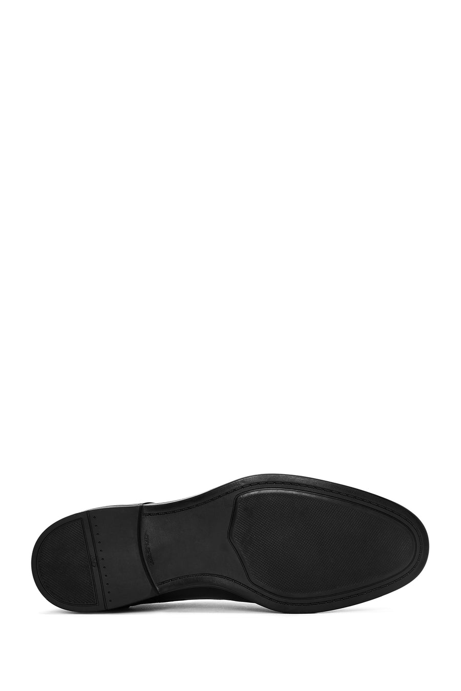 Men's Black Lace-Up Comfort Leather Classic Shoes