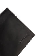 Men's Black Leather Wallet | Derimod