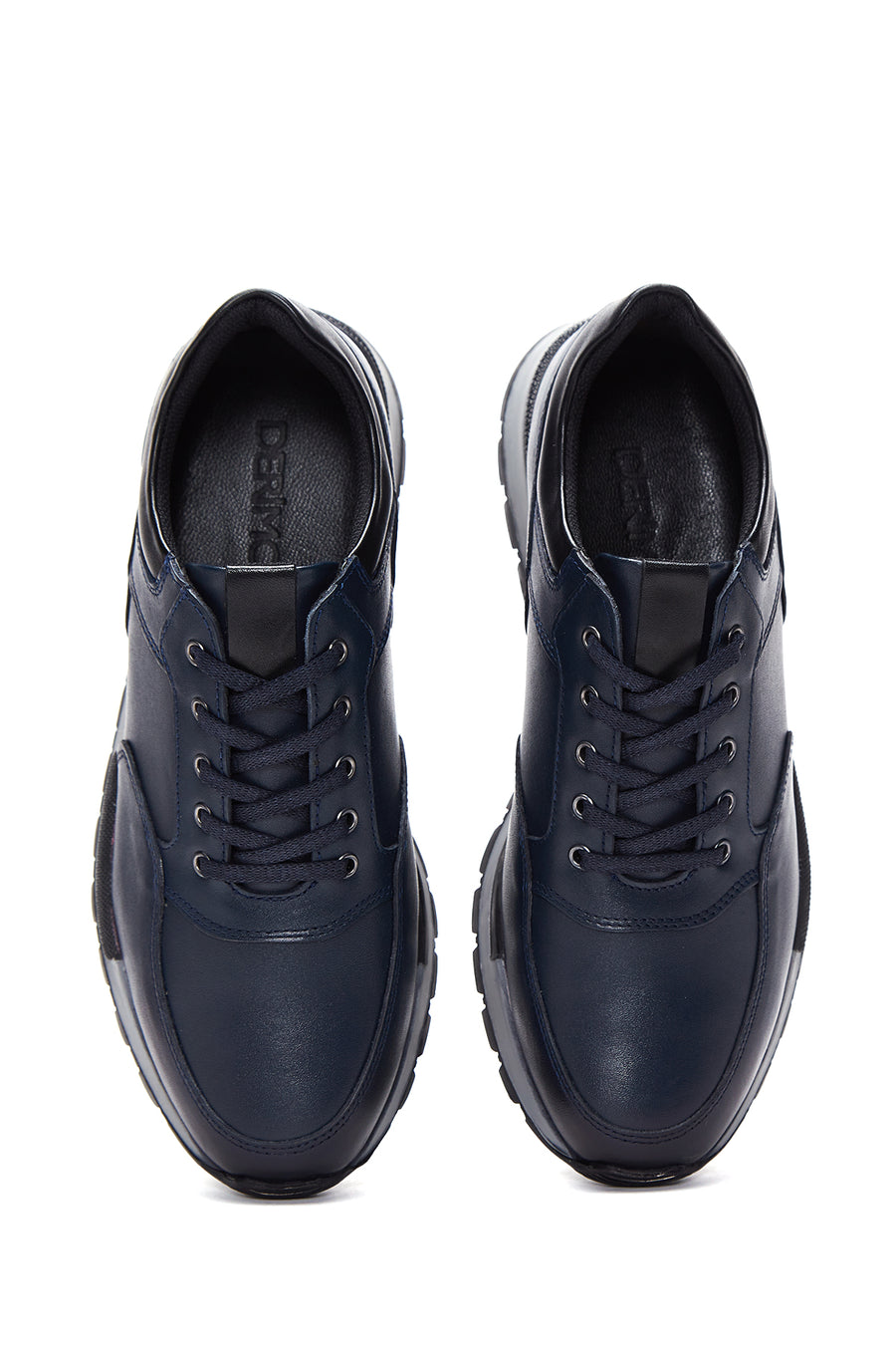 Men's Leather Navy Blue Sneaker
