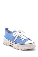 Women's Suede Leather Sneaker | Derimod