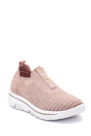 Kadın Pembe Desenli Kumaş Sneaker | Derimod