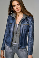 Weekend Women's Leather Jacket | Derimod