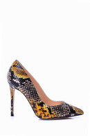 Women's Crocodile Detailed Stiletto | Derimod