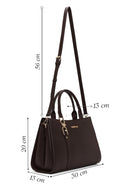 Woman Brown Long-Strap Classic Shoulder Bag | Derimod