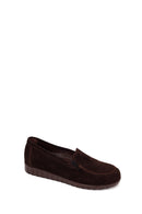 Woman Brown Suede Comfort Shoes | Derimod