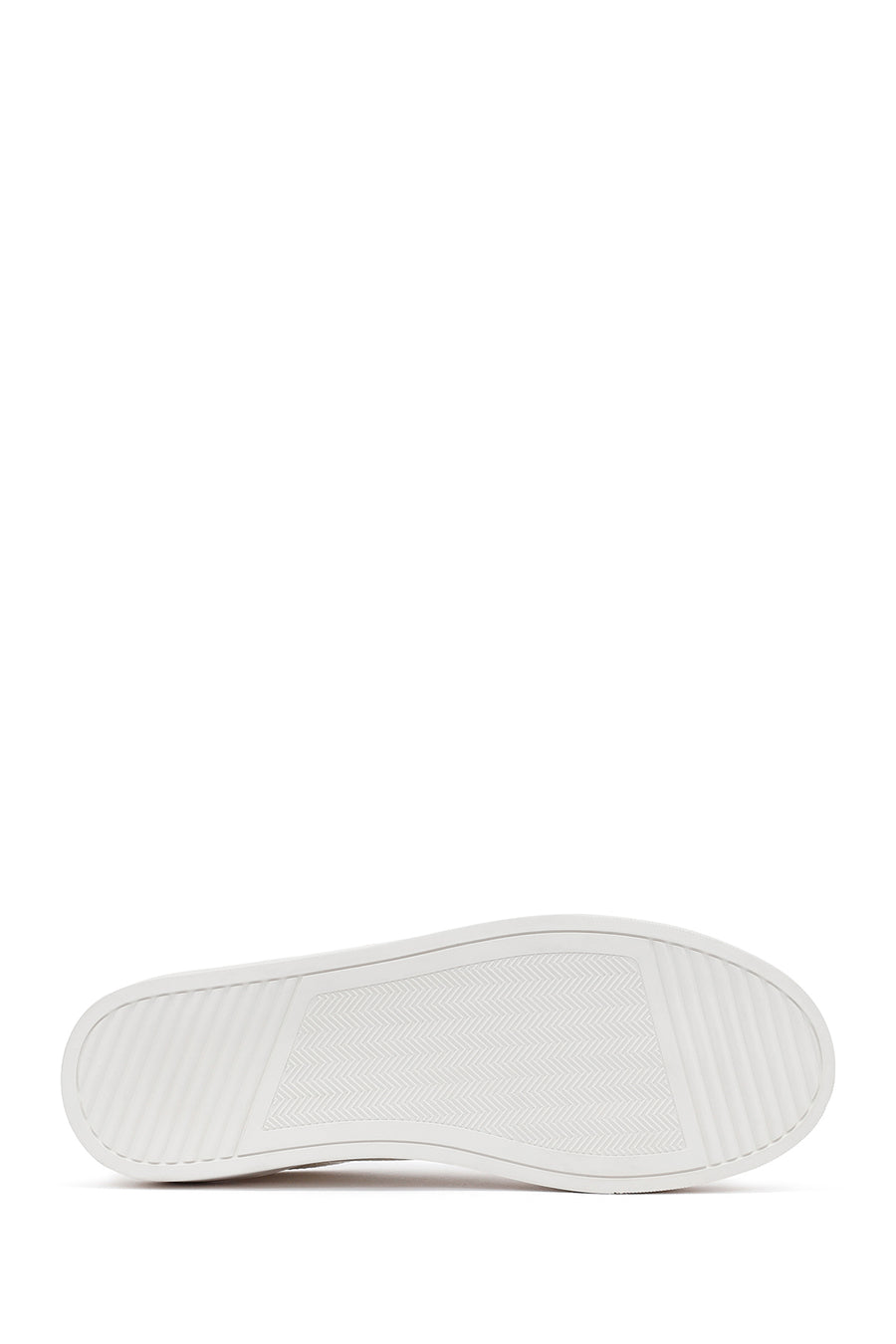 Woman White Lace-up Chunky Sneaker