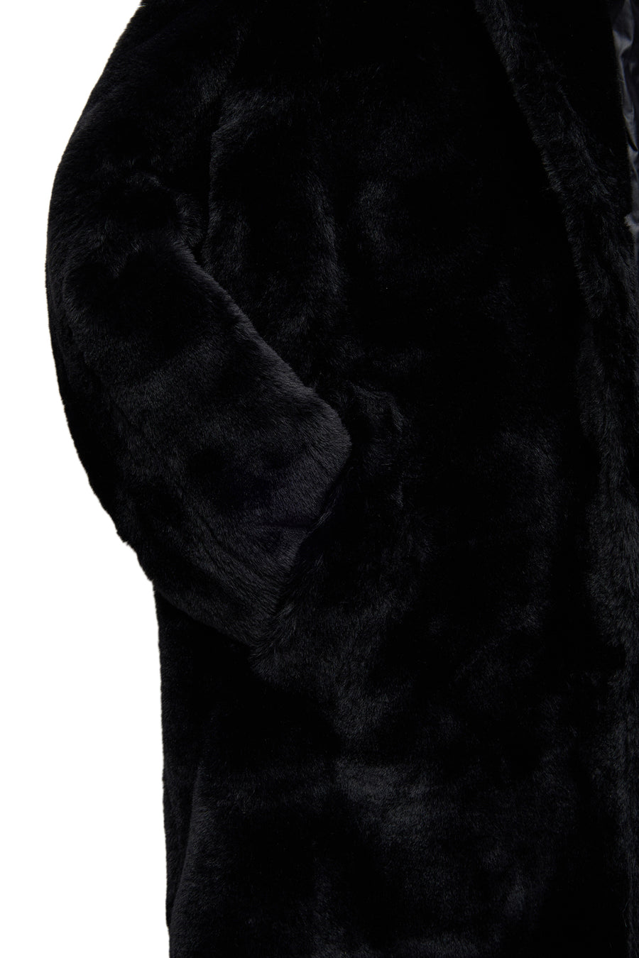 Alaska Women's Black Teddy Coat