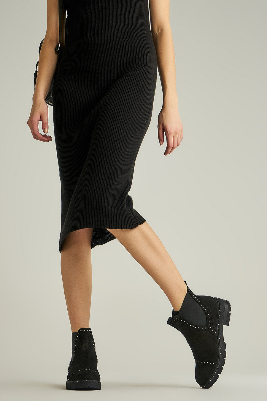 Studded Women's Suede Boots