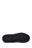 Men's Black Leather Sneaker | Derimod