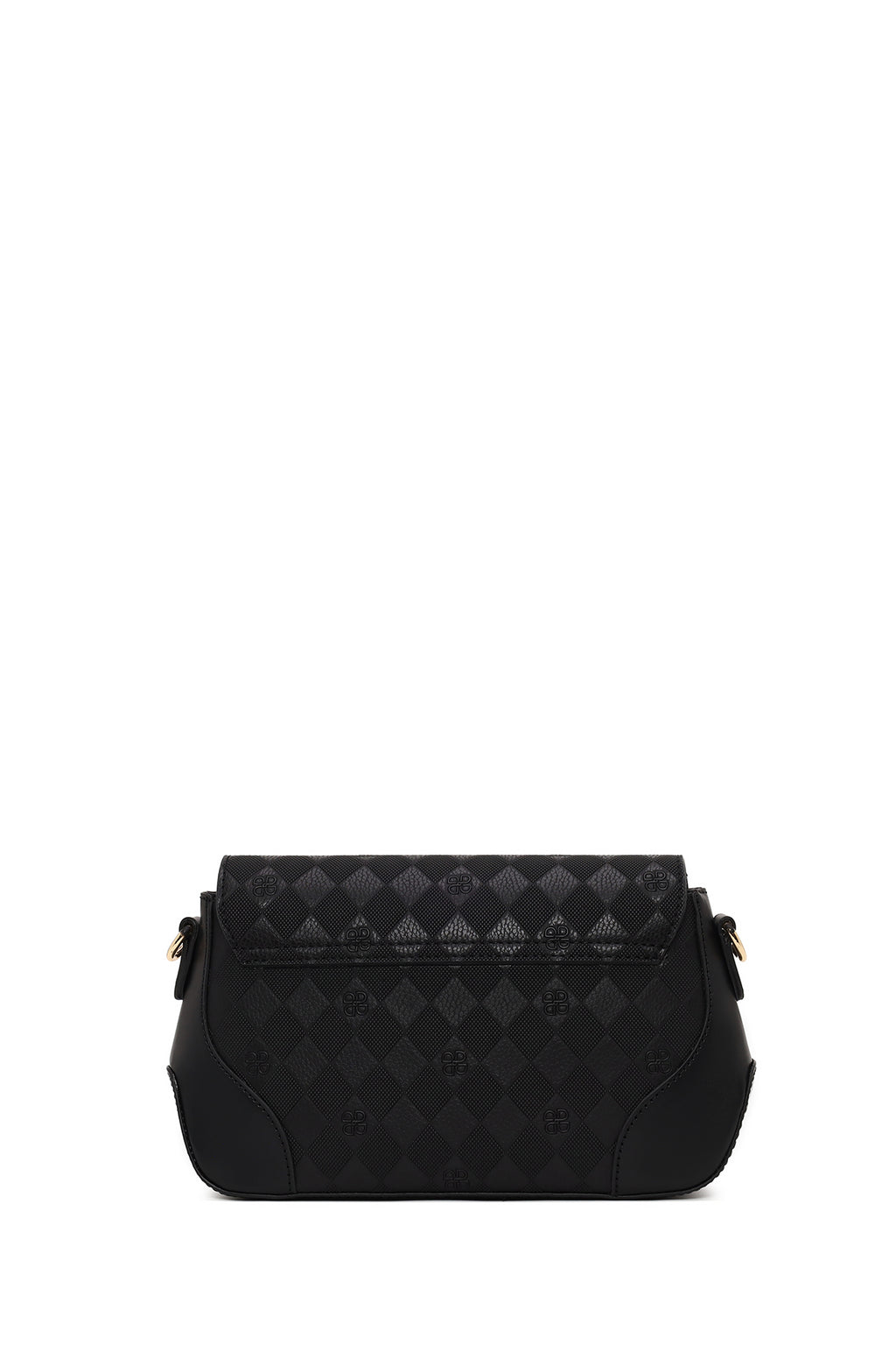 Kadın Siyah Baskılı Omuz Çantası