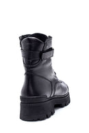 Women's Leather Zippered Boots | Derimod