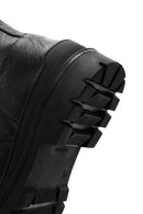 Men's Black Zippered Casual Leather Boots | Derimod