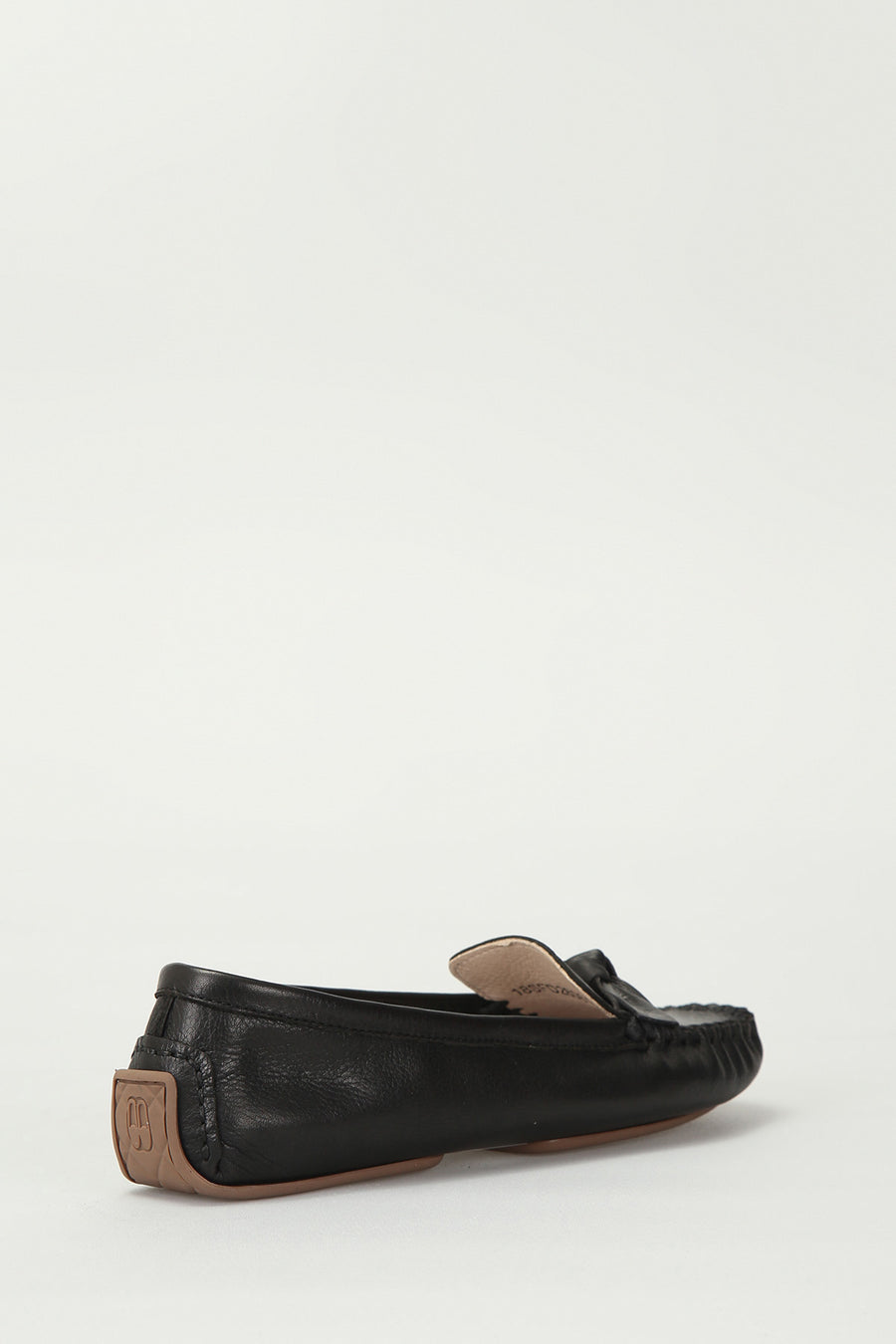 Siyah Kadın Deri Loafer