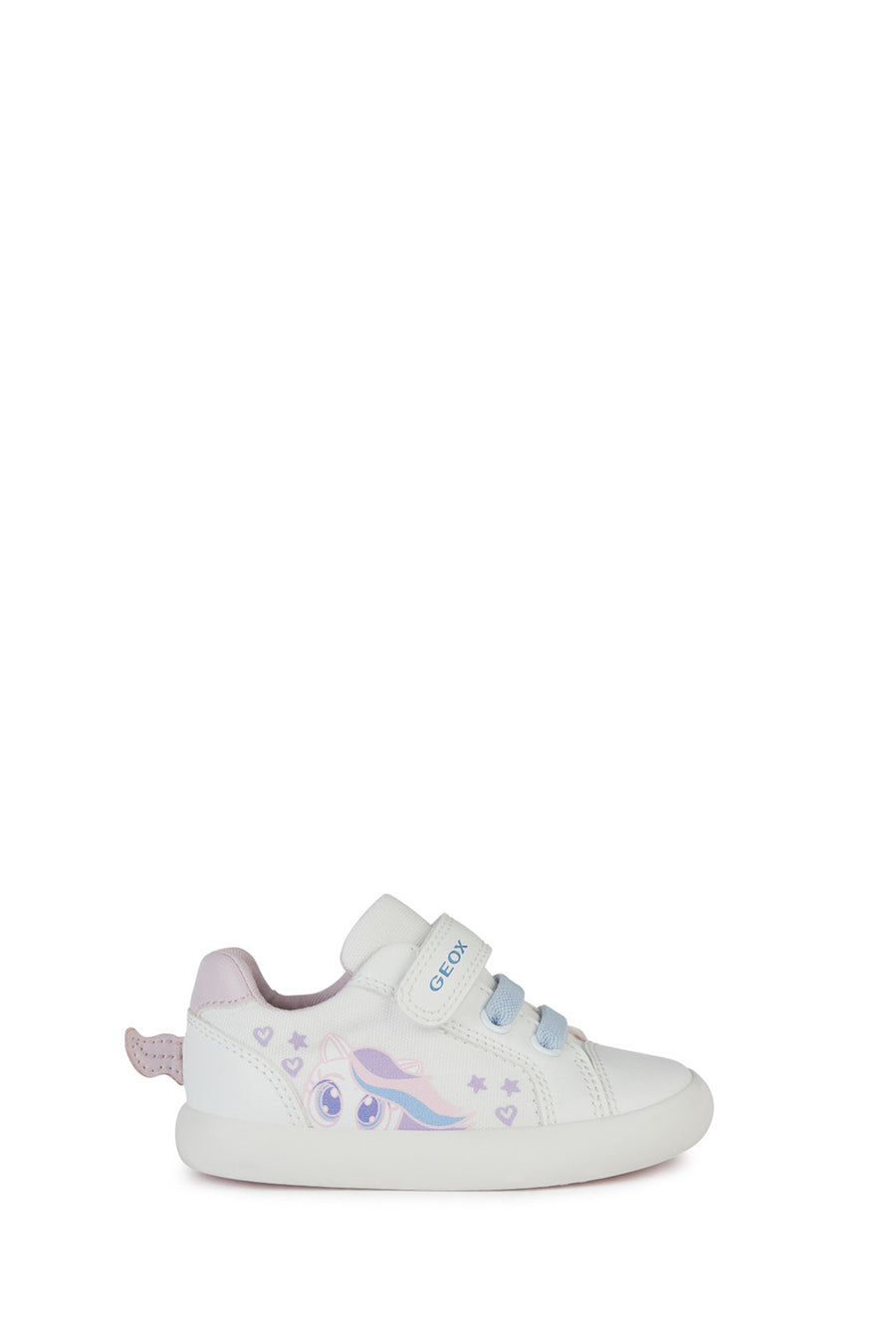 Geox Baby Girl White Multy Banded Fabric Sneakers B451MC01054C0406 | Derimod