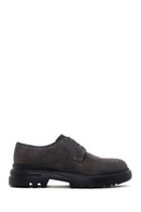 Men's Gray Suede Leather Casual Shoes | Derimod