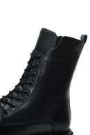 Women's Black Leather Boots | Derimod