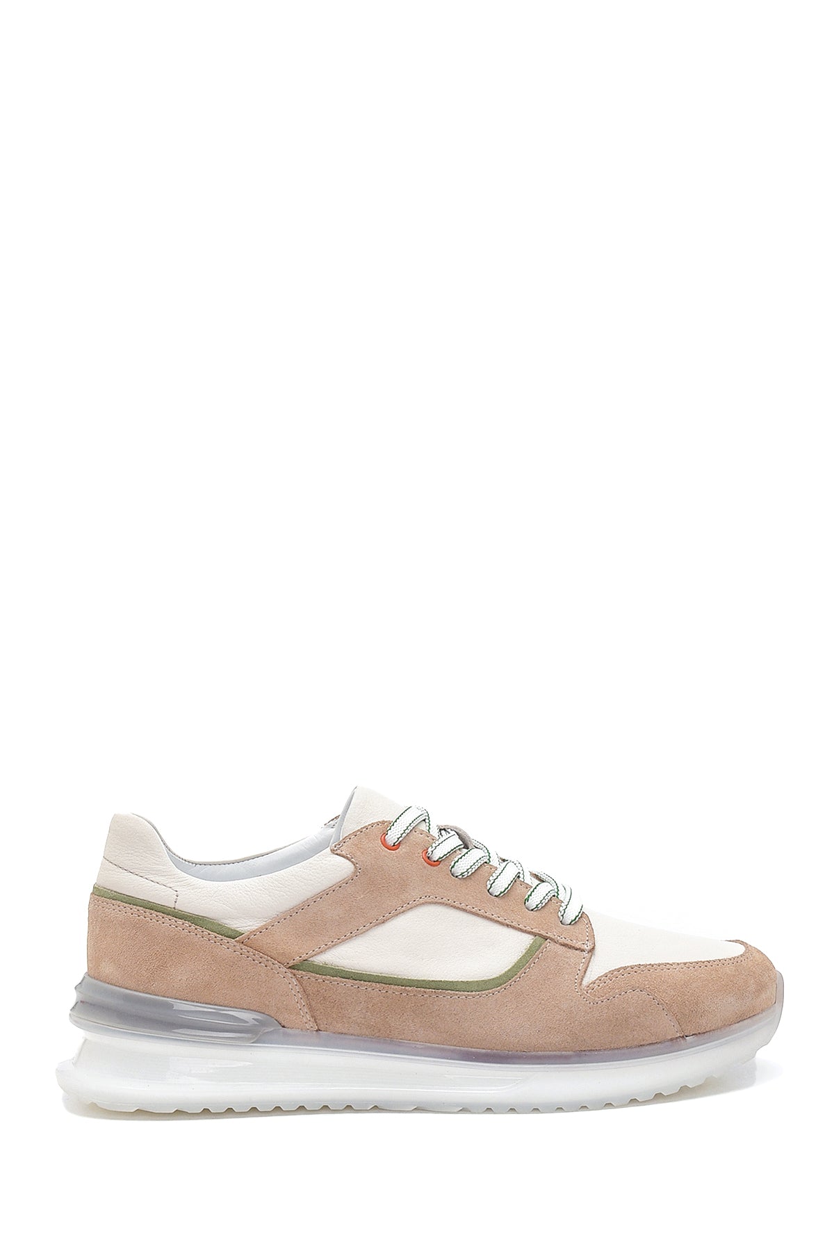 Erkek Bej Deri Sneaker 22SFD624414 | Derimod