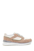 Erkek Bej Deri Sneaker | Derimod