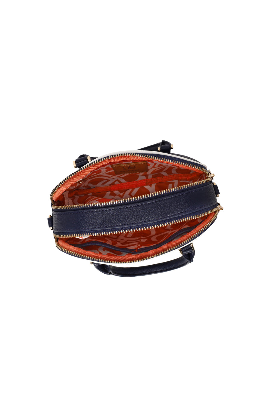 Woman Navy Long-Strap Shoulder Bag