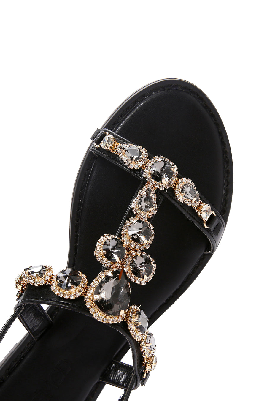 Women's Black Stone Sandals