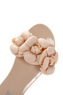 Women's Beige Jelly Slippers | Derimod