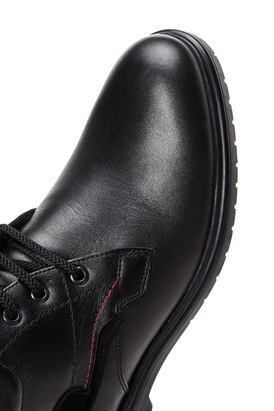 Men's Black Leather Casual Boots