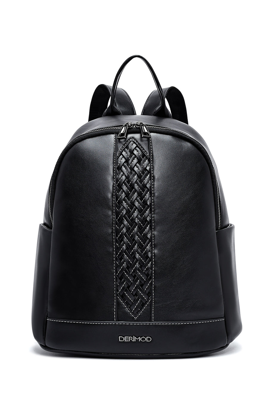 Women's Black Patterned Backpack 25SBD265118 | Derimod