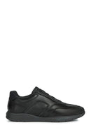 Geox Men's Black Spherica EC2 Leather Casual Sneaker | Derimod