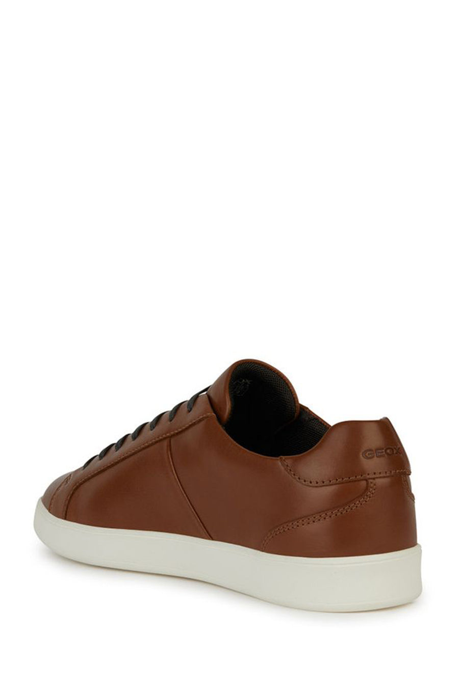 Geox Men's Brown Regio Lace-up Leather Sneaker