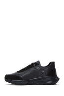 Men's Black Leather Sneaker | Derimod