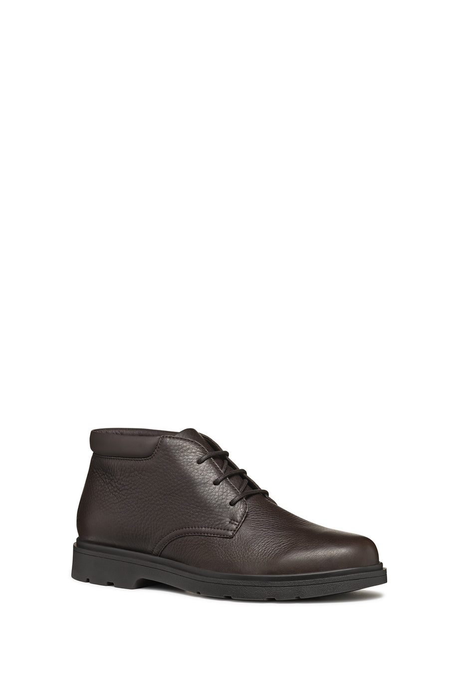 Geox Men's Brown U Spherica Ec1 Lace-Up Leather Combat Boots