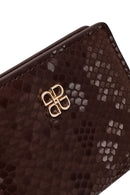 Women's Brown Printed Wallet | Derimod