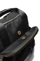 Women's Black Suede Backpack | Derimod