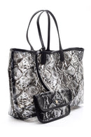 Women's Crocodile Patterned Transparent Bag | Derimod