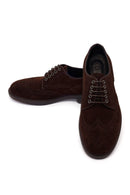 Male Brown Lace-up Suede Casual Shoes | Derimod
