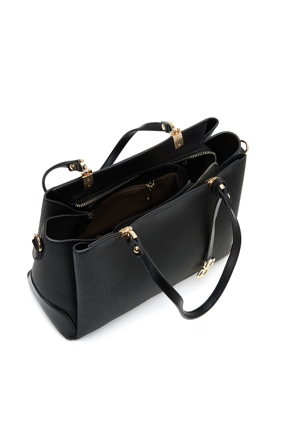 Women's Black Classic Shoulder Bag