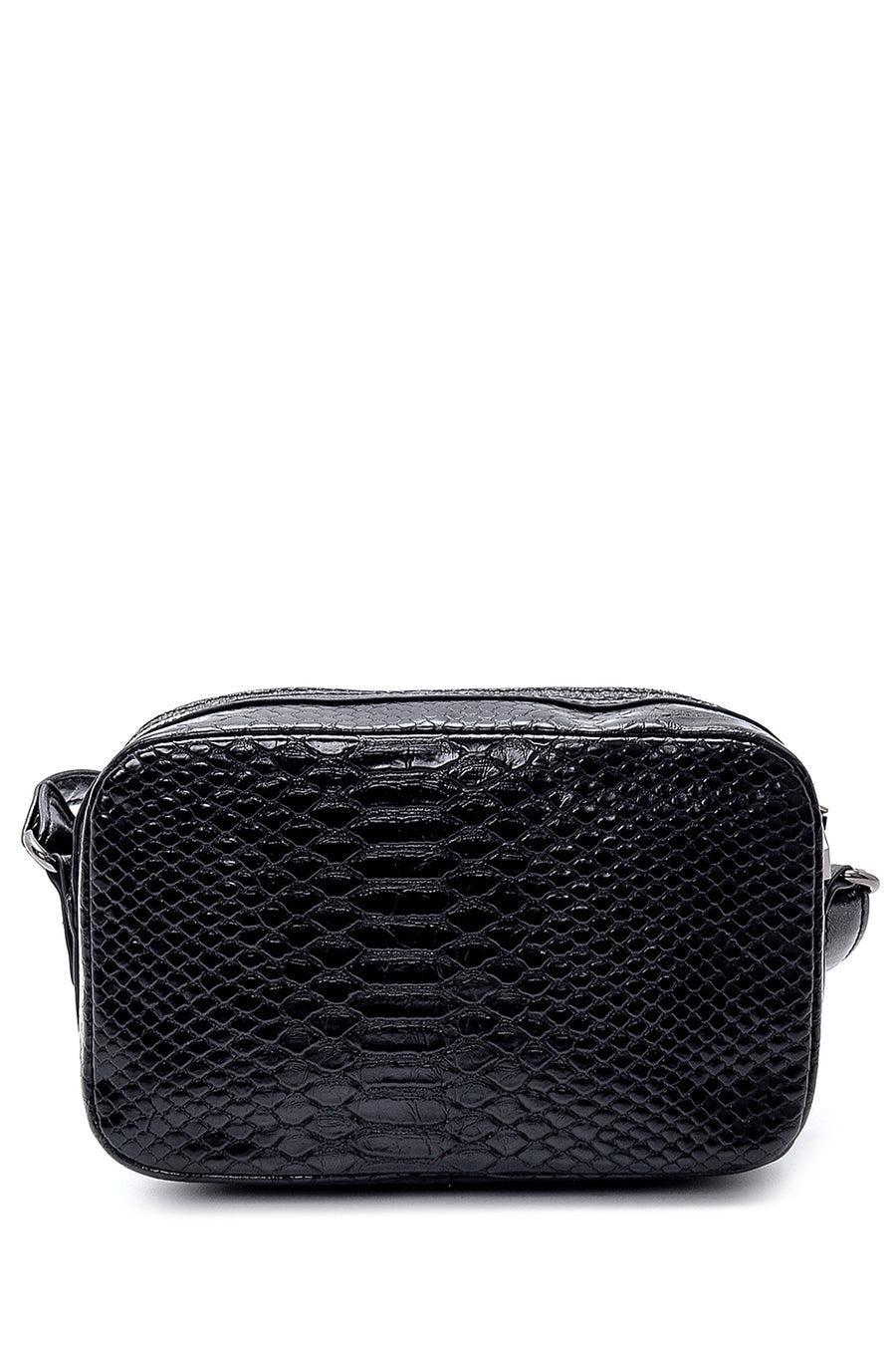 Women's Snakeskin Patterned Crossbody Bag