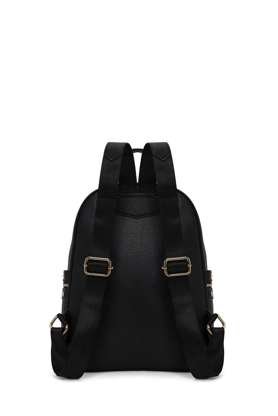 Woman Black Printed Backpack