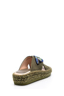 Women's Pearl Espadrille Slippers | Derimod