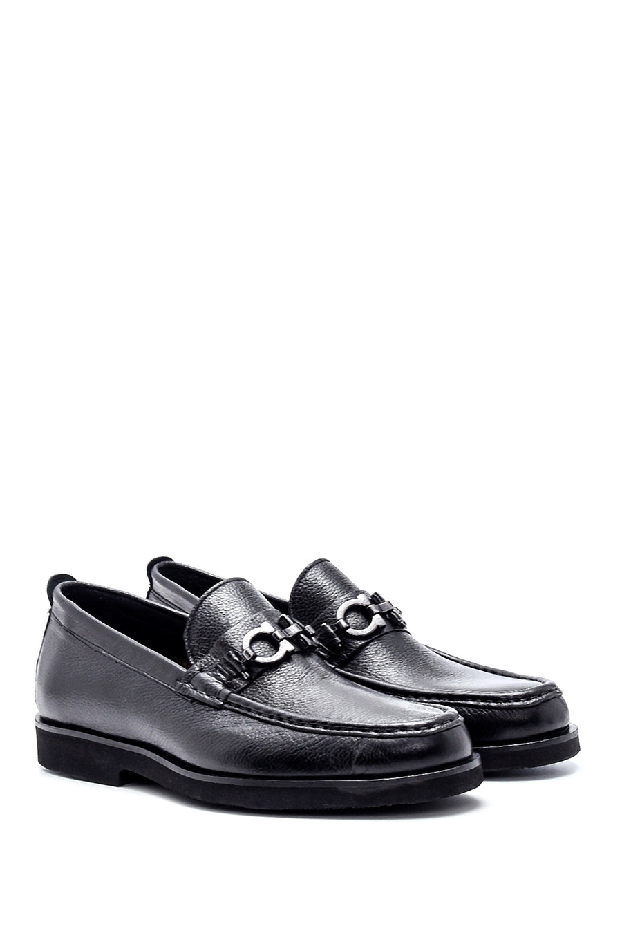 Erkek Deri Tokalı Loafer