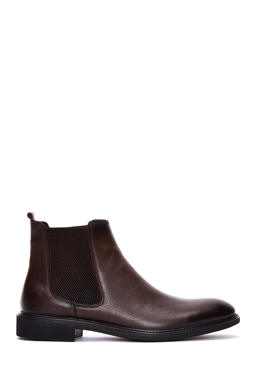 Men's Brown Leather Chelsea Boots 22WFD6840FT | Derimod