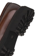 Male Brown Leather Casual Loafer | Derimod