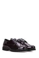 Women's Staple Detailed Patent Leather Shoes | Derimod